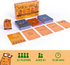 Smug Owls Card Game- Premio ganador divertido y creativo para fiestas de acertijos