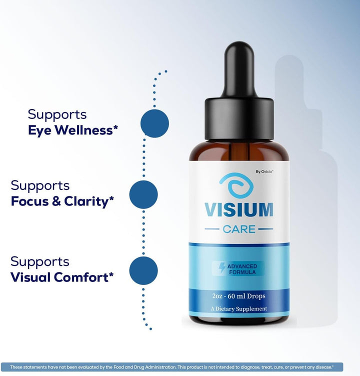 Visium Care Drops - Gotas líquidas orales oficiales VisiumCare Adva...