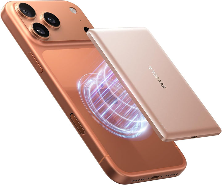 TORRAS MiniMag Power Bank, cargador portátil inalámbrico ultra delg...