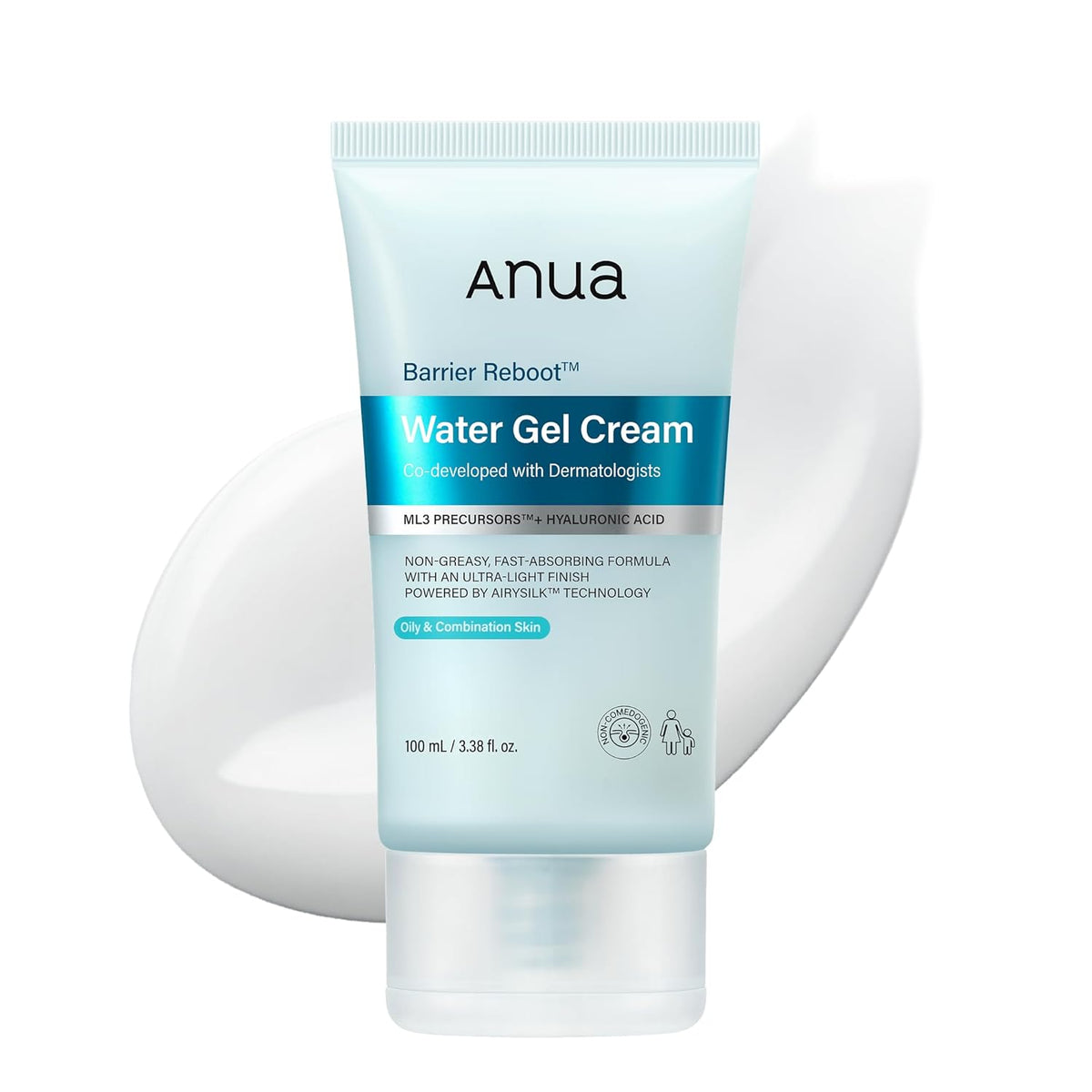 ANUA Barrier Reboot - Crema de gel de agua, gel hidratante no graso...