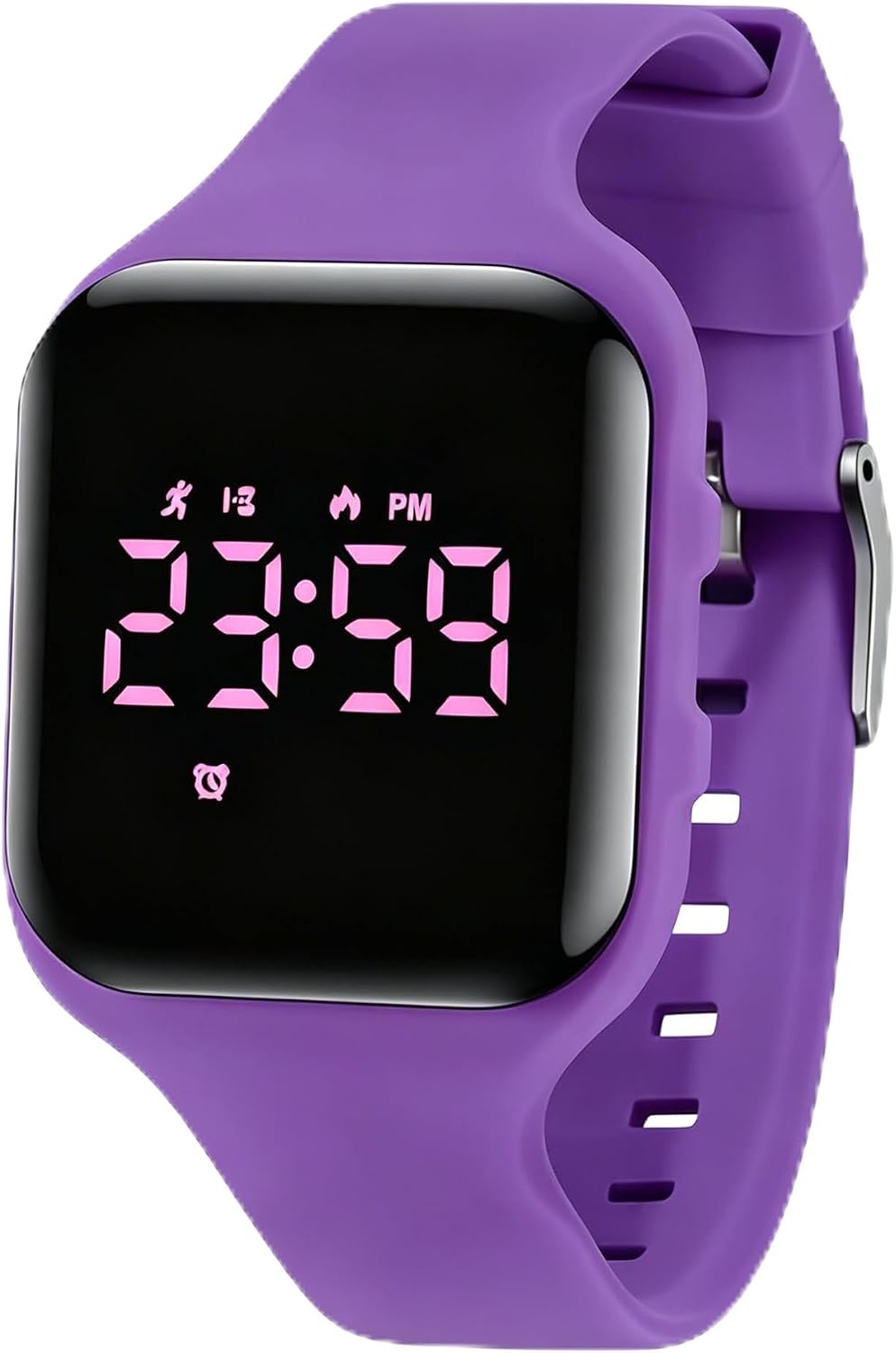 Relojes para niños y niñas, reloj deportivo digital con contador de pasos, podómetro, alarma de vibración, sin aplicación, impermeable, rastreador de fitness, reloj para niños, niñas, adolescentes