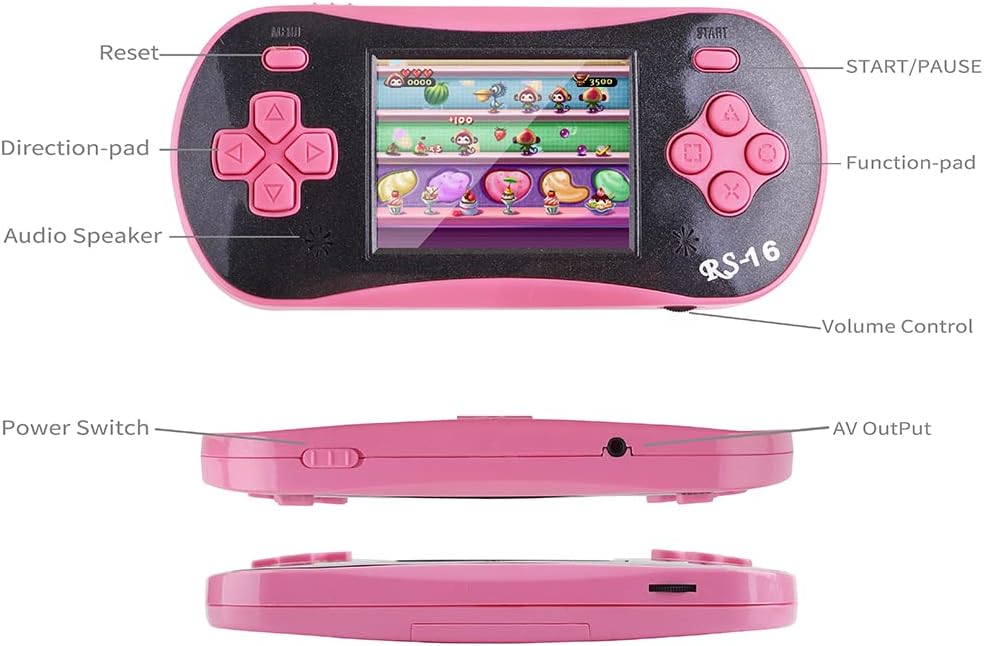 Juego de Mano para Niños - FAMILY POCKET RS16 Controlador Clásico P...