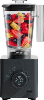 Chefman Obliterator - Batidora de encimera de 48 onzas para batidos, motor de 1380 W para triturar hielo, nueces y frutas congeladas con hoja de acero inoxidable, función de mezcla automática, incluye