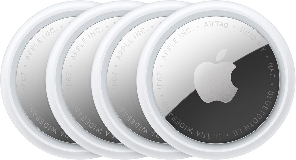 Apple AirTag (2ª generación) - Paquete de 4: rastreador para llaver...