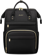 Focdod Mochila para laptop para mujer, bolsa de trabajo, 01-Negro, 17,3 pulgadas