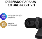 Logitech Brio 101 Full HD 1080p Webcam para reuniones, transmisión,...