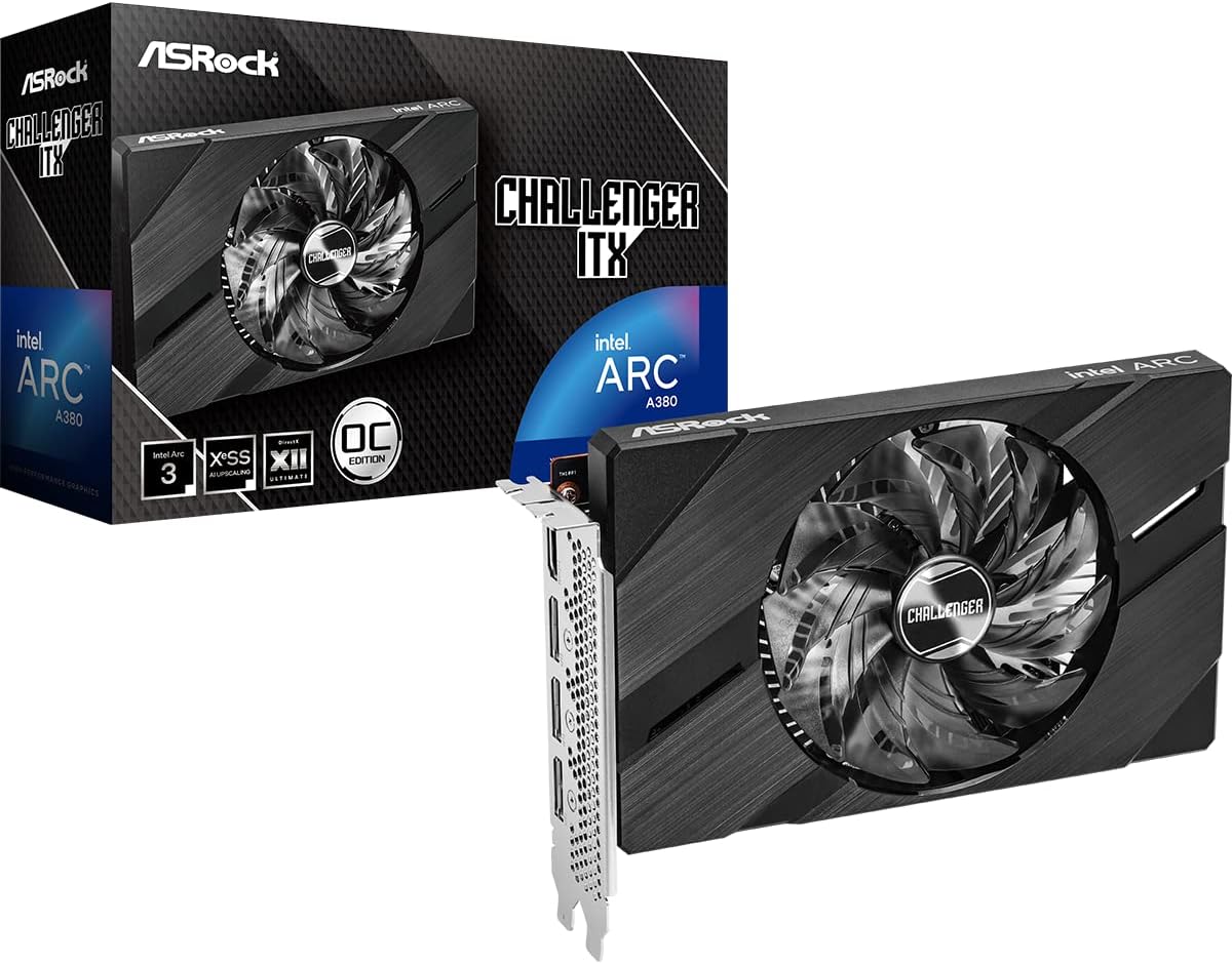 ASRock Tarjeta gráfica Intel Arc A380 Challenger ITX 6GB OC | Ranur...