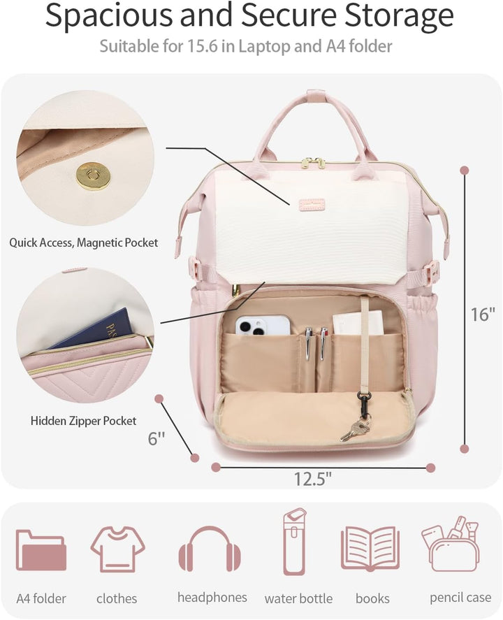 VANKANY Mochila de computadora para mujer, bolsa de trabajo para la...