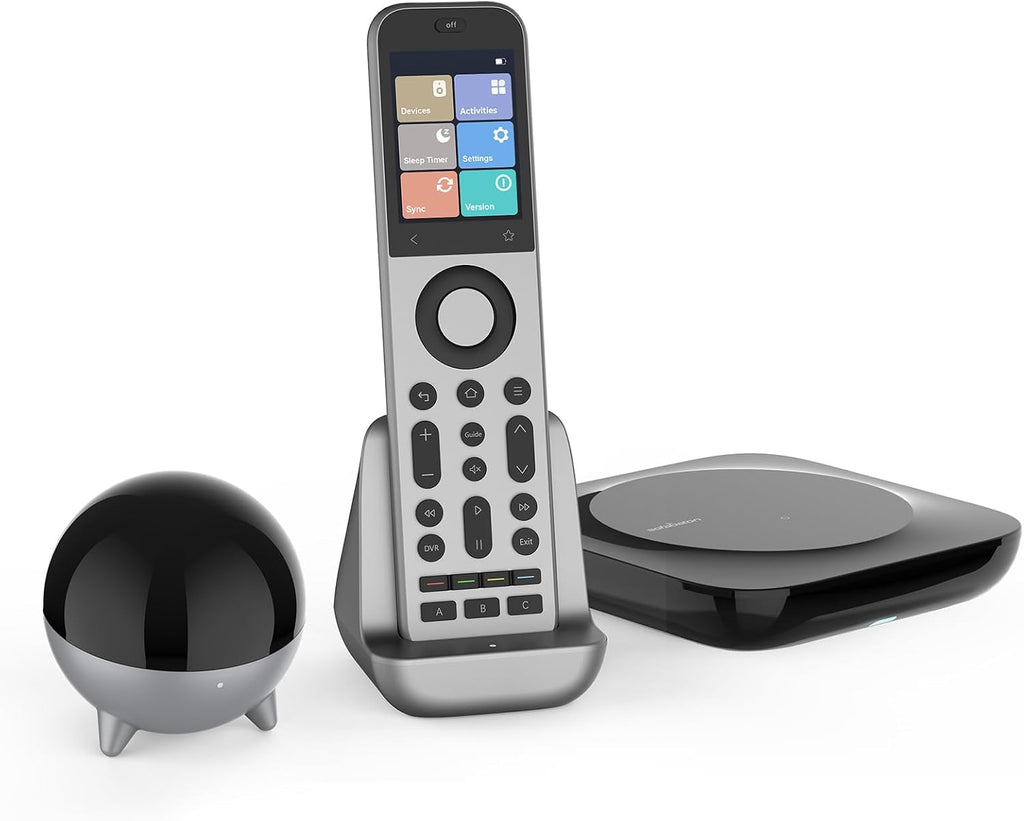 SofaBaton Control remoto universal X2 con repetidor R1, concentrador, pantalla táctil y base de carga, control remoto universal todo en uno compatible con Home Assistant, Alexa y Google Assistant