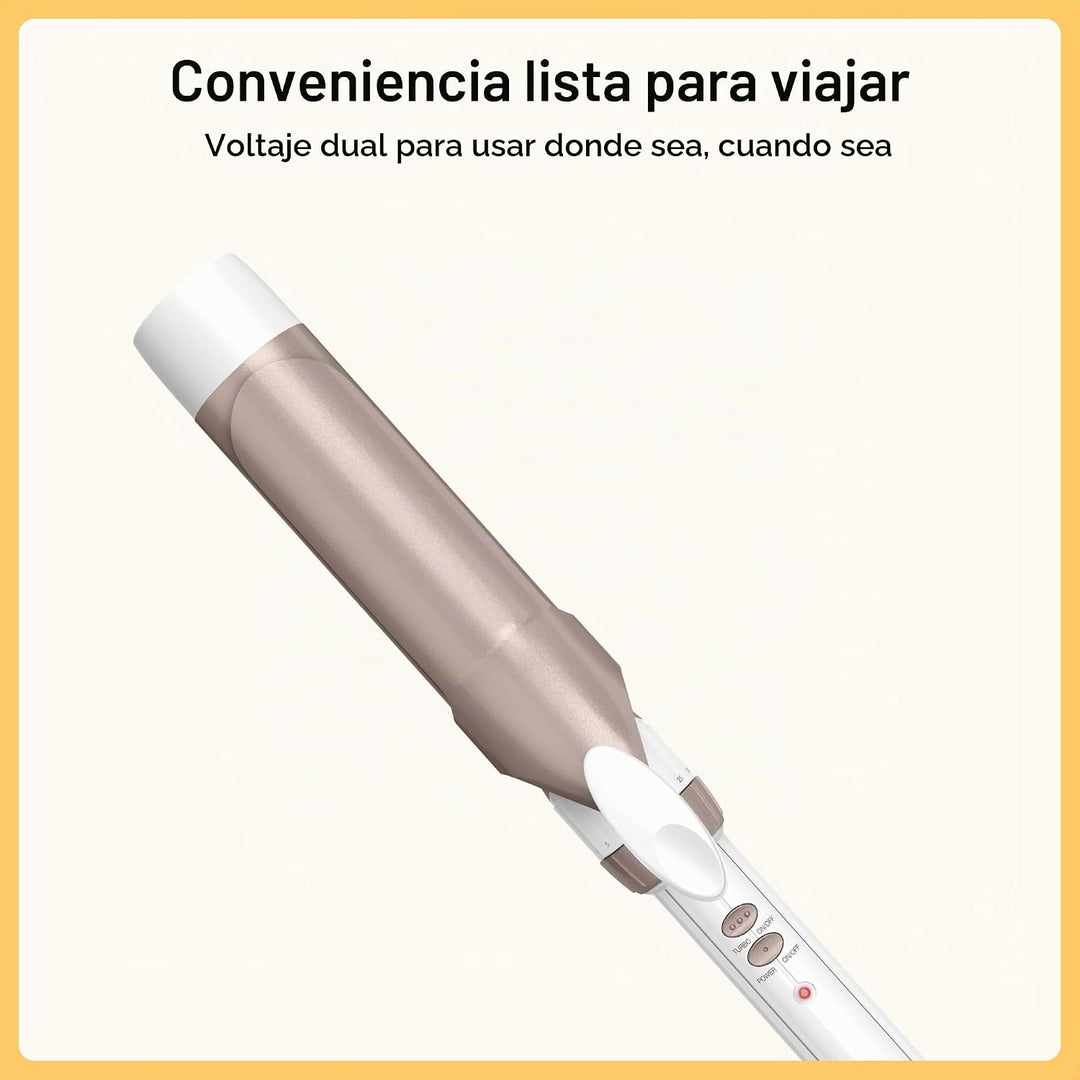 Conair Rizador de cerámica doble de 1 ½ pulgadas, barril de 1 ½ pul...