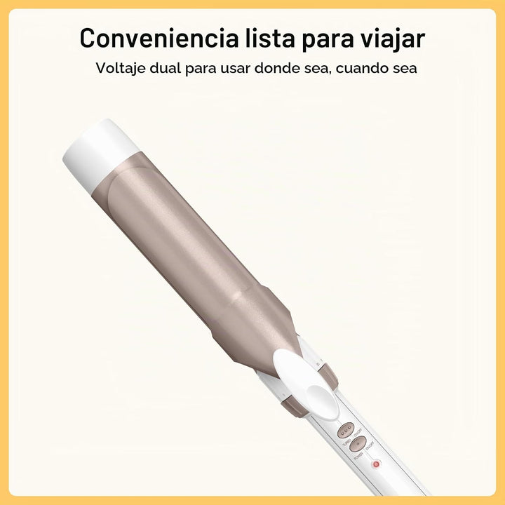 Conair Rizador de cerámica doble de 1 ½ pulgadas, barril de 1 ½ pul...