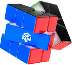 GAN Square-1 negro Top UV Maglev Magnetic Speed Cube Shape Shifting Puzzle