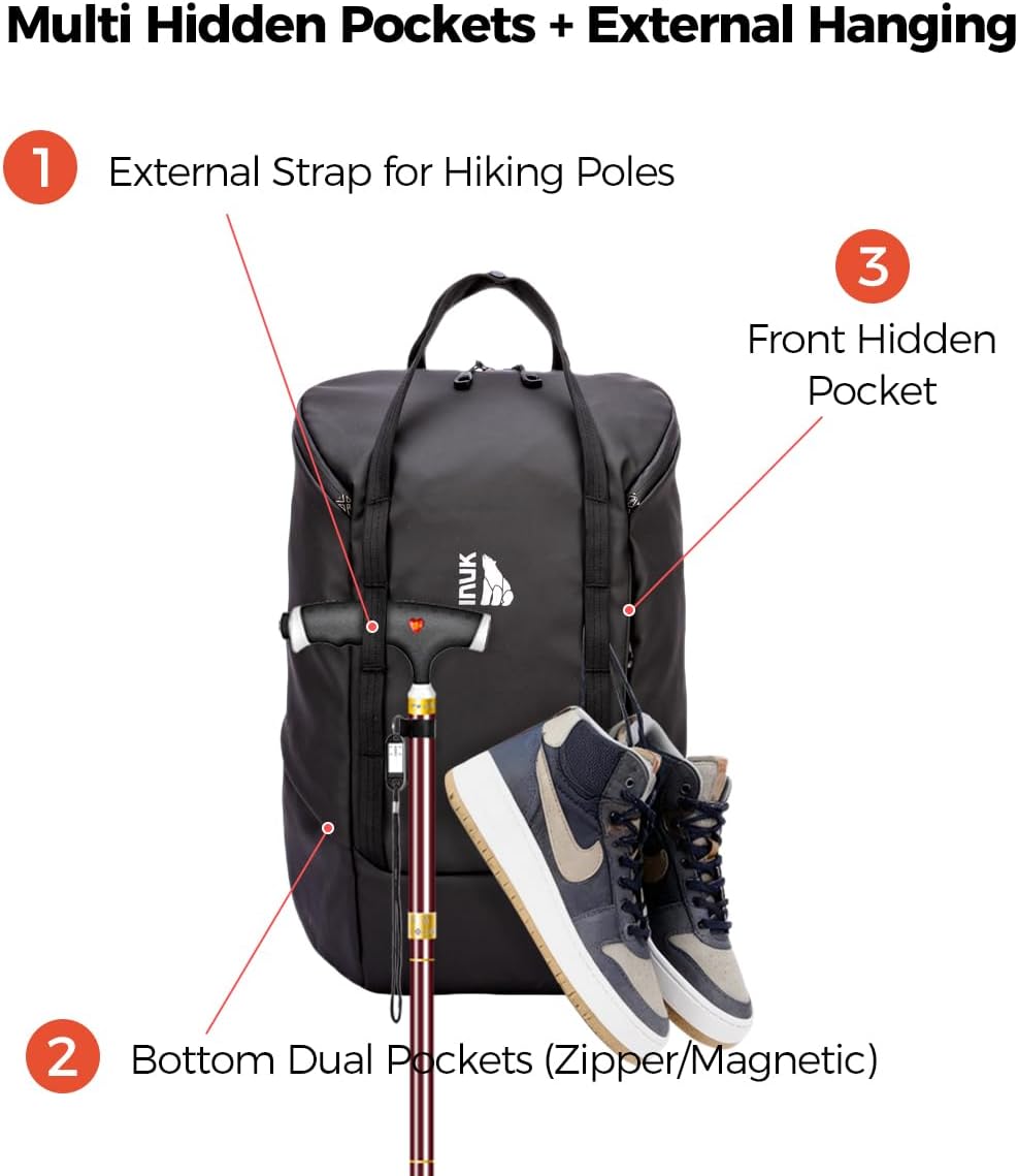 INUK Mochila para laptop para estudiantes universitarios y trabajo,...