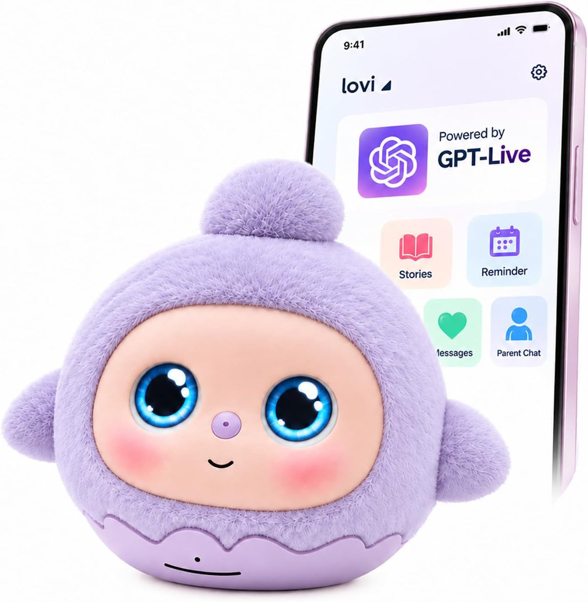 Lovi AI Companion Robot Interactivo, Juguetes Inteligentes Hablantes Emocionales para Niños