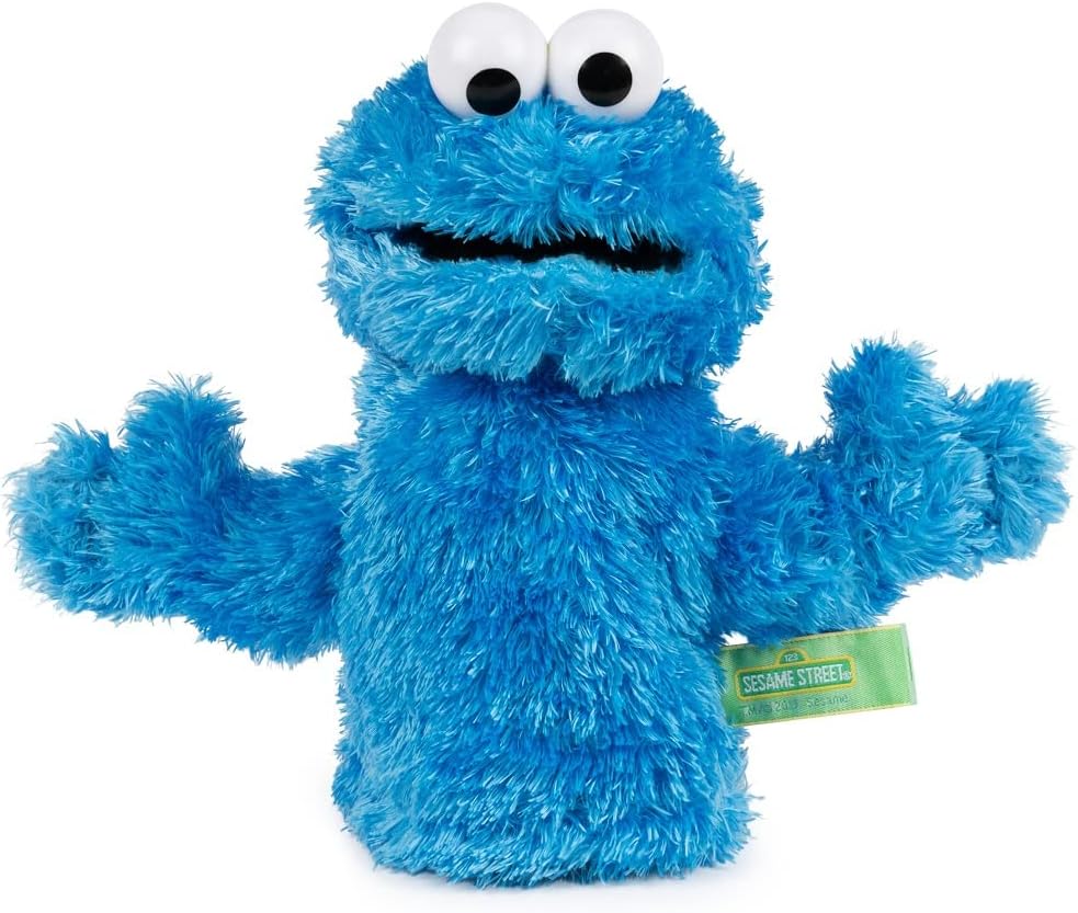 Barrio Sésamo Marioneta, Cookie Monster, 11 pulgadas, Azul