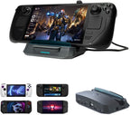 AVerMedia Base para cubierta de vapor con HDMI 4K a 60Hz, carga USB C, duplicación de pantalla, captura de video para Switch, Steam Deck, ROG Ally, Legion Go, MSI Claw, iPhone, iPad - X'TRA GO GC515