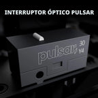Pulsar Gaming Gears - Mouse inalámbrico para juegos Crazylight X2H, ultraligero, 1.30 onzas, interruptor óptico, 32 000 DPI, 750 IPS, sensor XS-1, compatible con 8 K (blanco Uyuni)