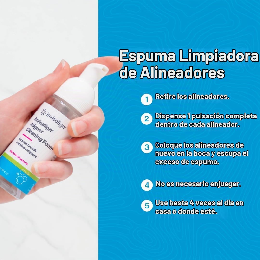 INVISALIGN - Espuma Limpiadora para Alineadores 55 ml