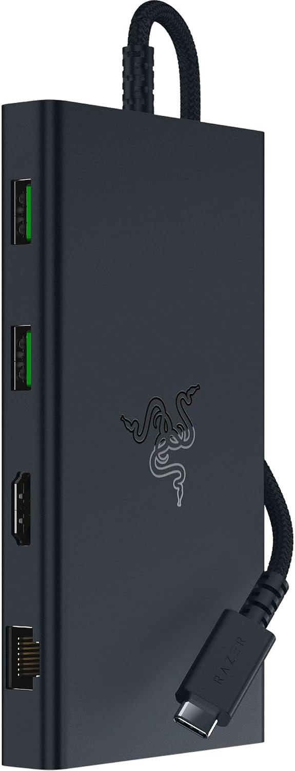 Razer Estación de carga de viaje USB-C Dock de 11 puertos para Windows, Mac