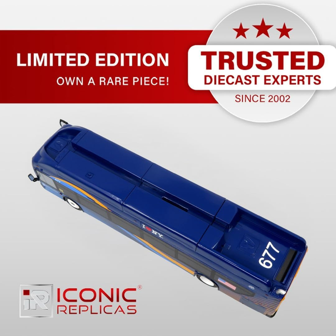 Iconic Replicas Banco de autobuses de tránsito NFI