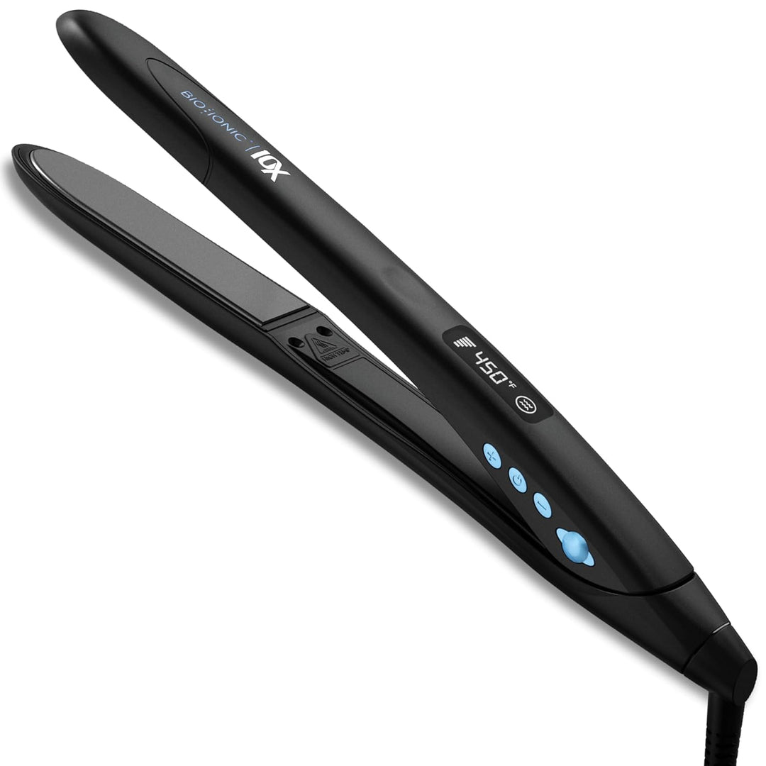 Bio Ionic 10X Plancha Alisadora, Plancha para el Cabello con Placas...