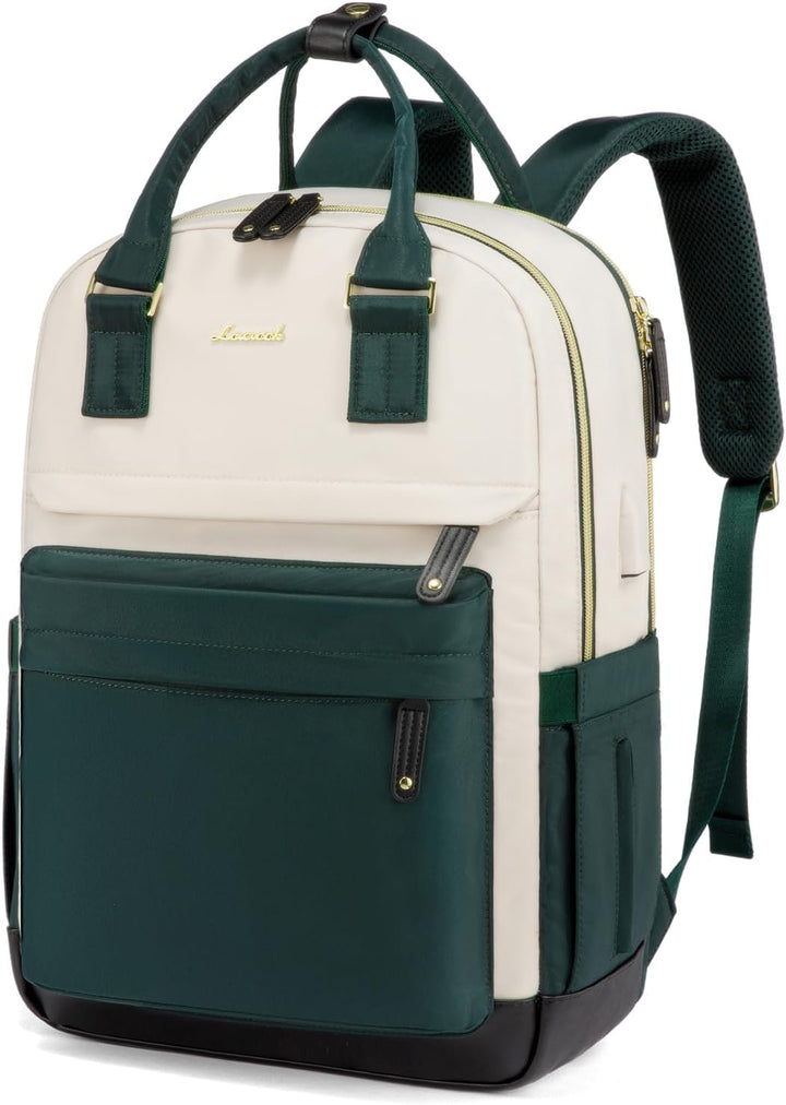 LOVEVOOK - Mochila para portátil de viaje para mujer, bolsa antirro...
