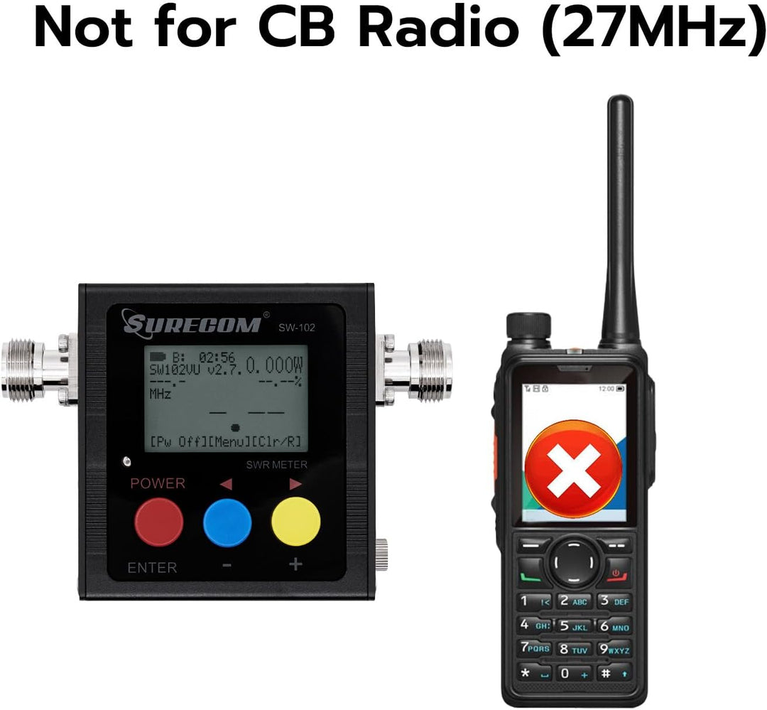 Mcbazel Surecom SW-102 Digital VHF/UHF 125-525Mhz Medidor