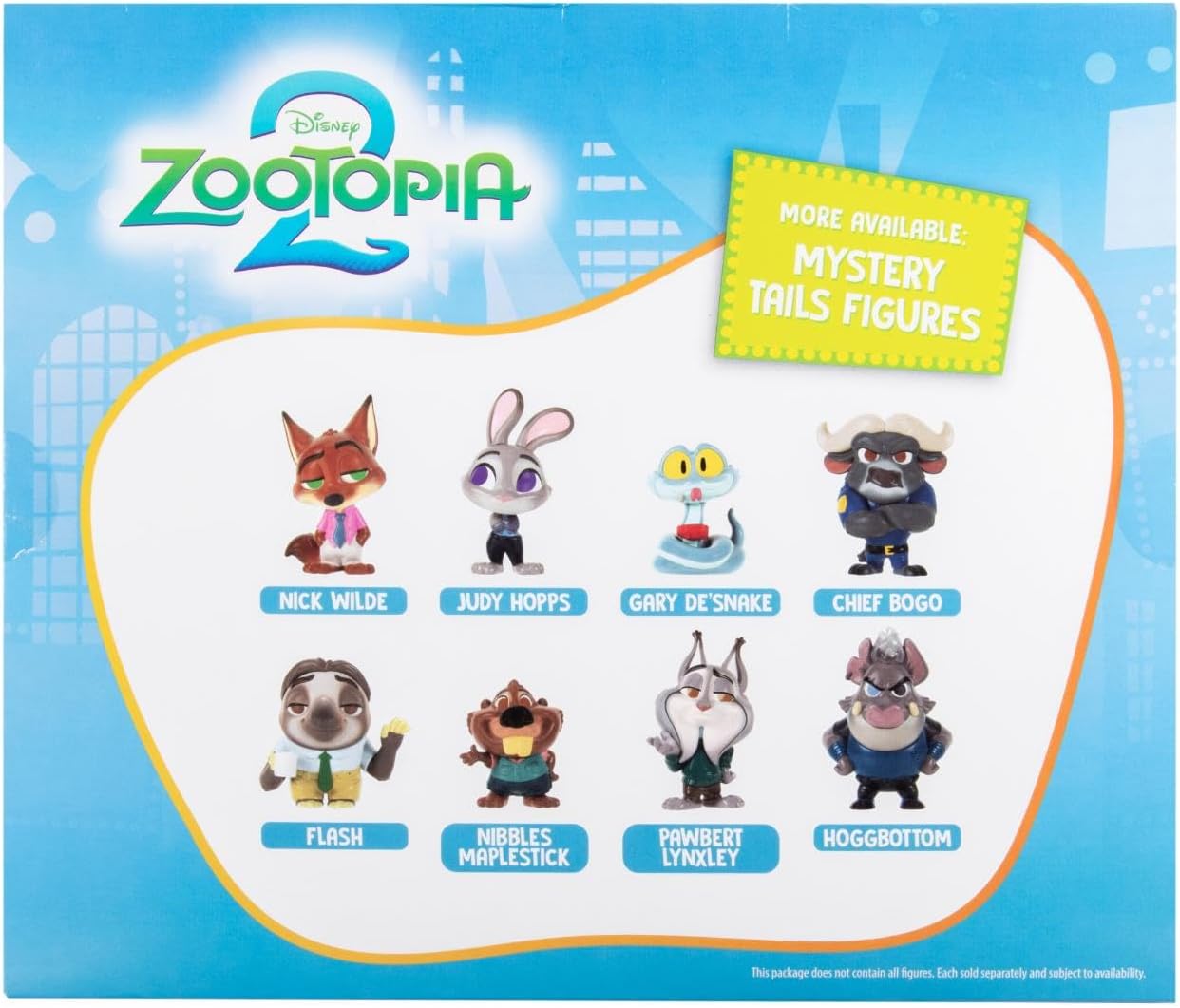 Disneys Zootopia 2 - Paquete de 5 mini peluches Mystery