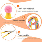 12 mini sombreros de fiesta para animales de peluche