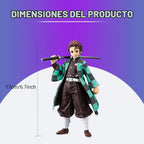 Demon - Juego de figuras de anime, personajes de 6.9 pulgadas para fanáticos del anime y niños (6 piezas)