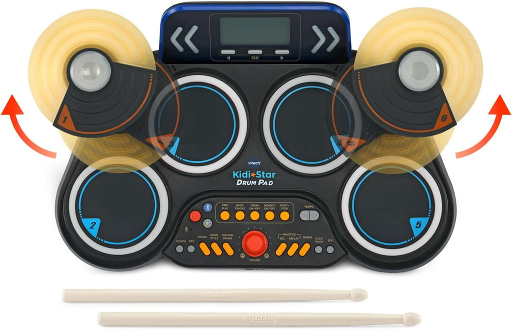 VTech Kidi Star - Almohadilla de tambor, negra