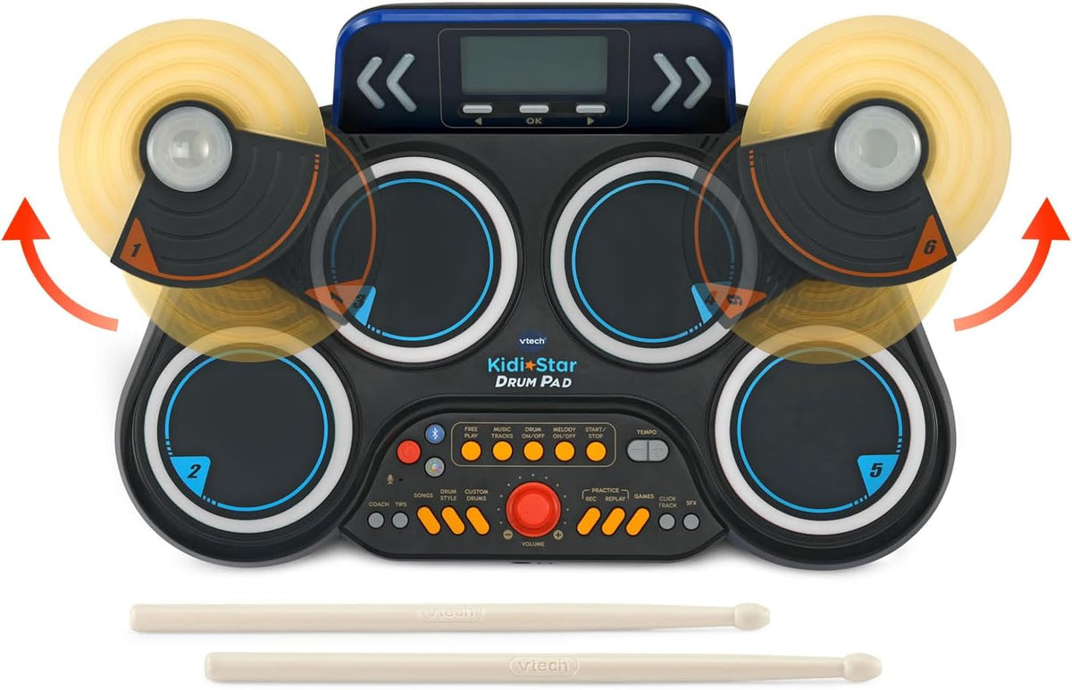 VTech Kidi Star - Almohadilla de tambor, negra
