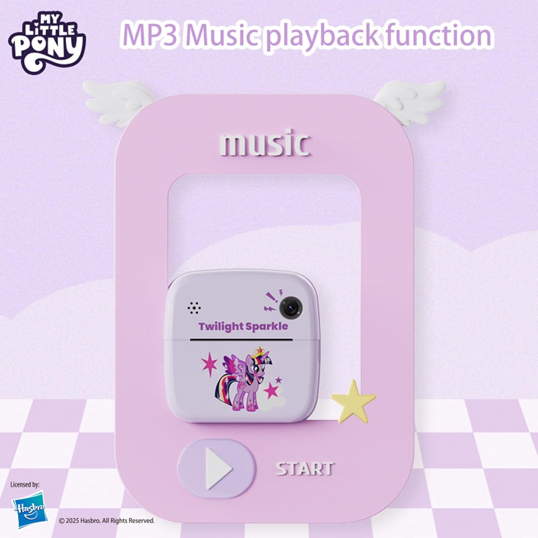 My Little Pony Rainbow Series - Cámara de impresión para niños, jug...