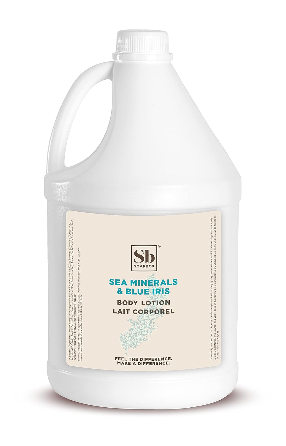 Loción corporal Soapbox, Crema hidratante corporal con minerales ma...