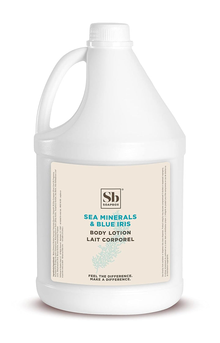 Loción corporal Soapbox, Crema hidratante corporal con minerales ma...
