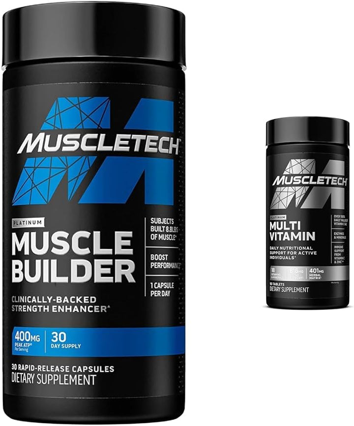 MuscleTech Constructor muscular con ATP pico para fuerza, multivita...