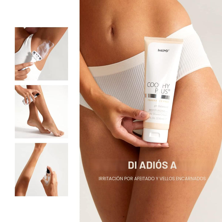 IntiMD Coochy Plus - Kit completo de afeitado íntimo, fórmula antio...