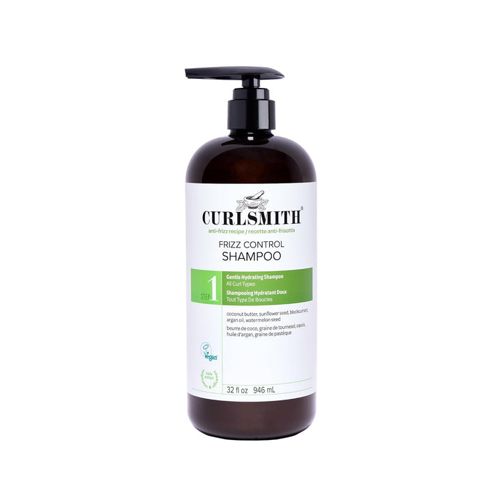 CURLSMITH Frizz Control Shampoo - Frizz-Fighting Shampoo for Curls,...