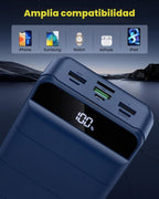 Cargador portátil Power Bank 60000mAh, banco de batería, cargador d...