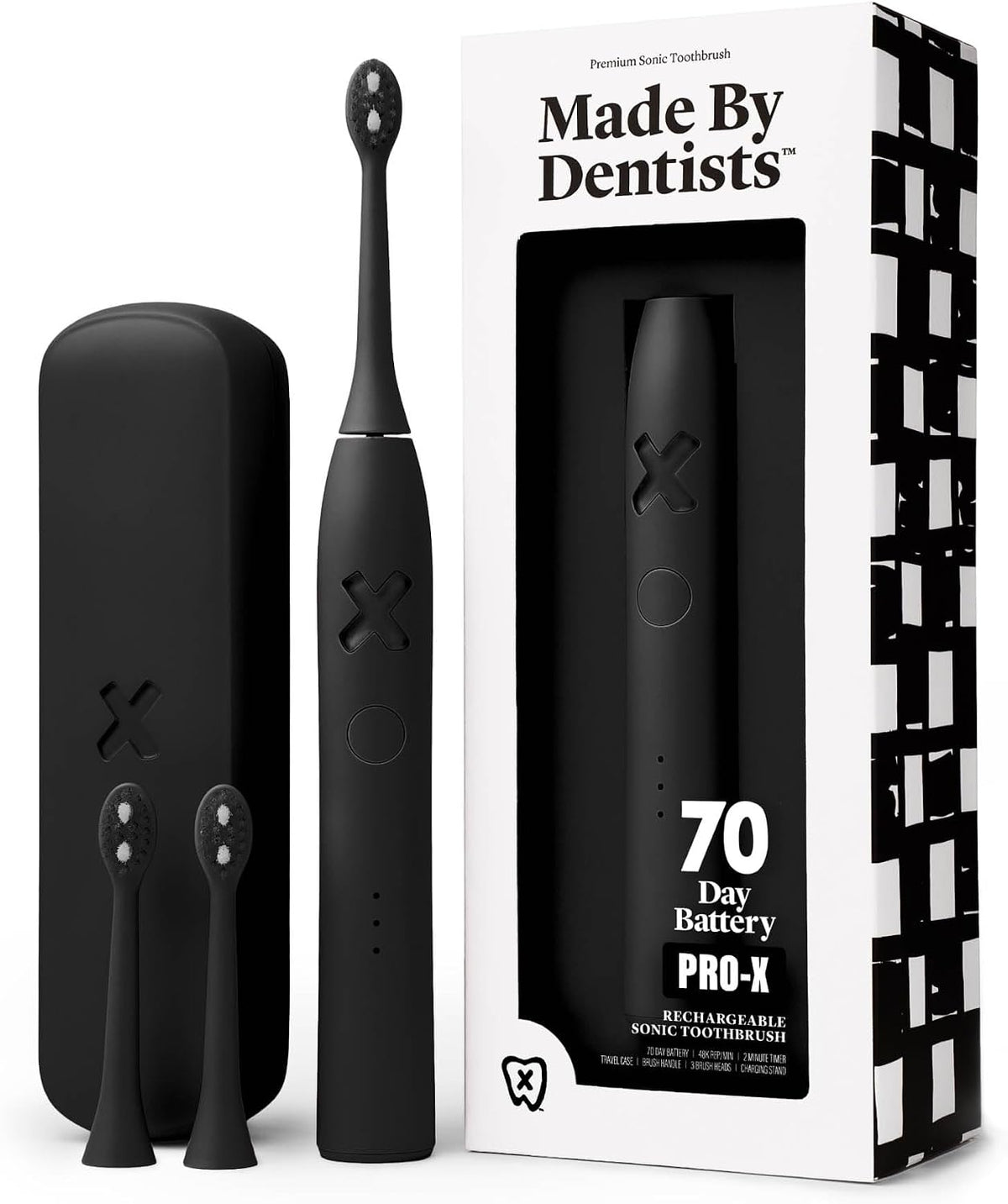 Made by Dentists PRO\u2011X Cepillo de dientes eléctrico sónico par...