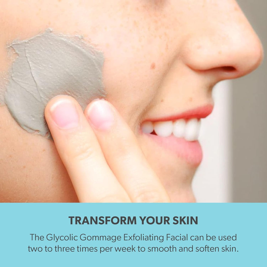 Serious Skincare Glycolic Gommage - Máscara facial de renovación ex...