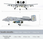 1/100 -10 Thunderbolt II Warthog modelo de metal fundido troquel