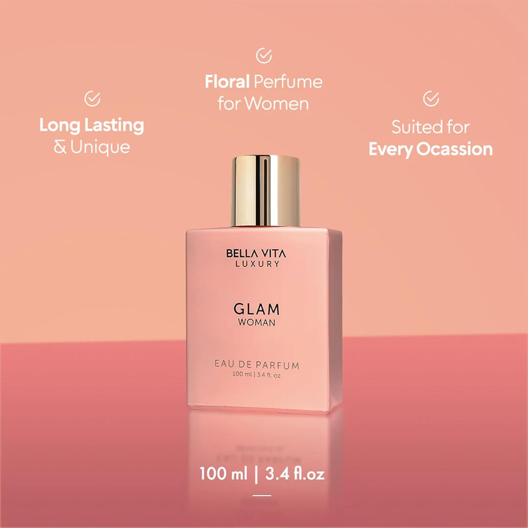 BellaVita Luxury GLAM Perfume para mujer | Notas de naranja african...