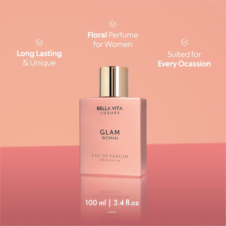 BellaVita Luxury GLAM Perfume para mujer | Notas de naranja african...
