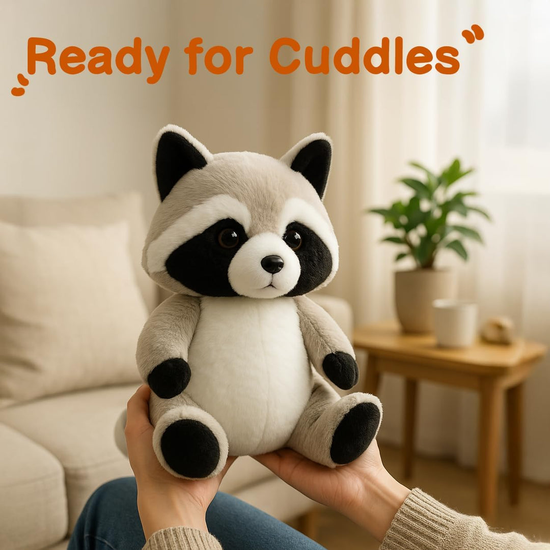 WEIGEDU Coon - Animales de peluche de mapache para cumpleaños de ni...