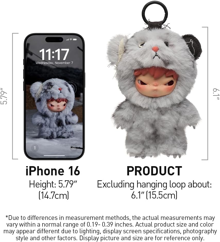 POP MART Hirono Road Journal Series - Muñeco de peluche con colgant...