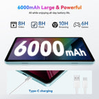 Tableta Android, tableta Android 15 de 10.1 pulgadas, octa-core