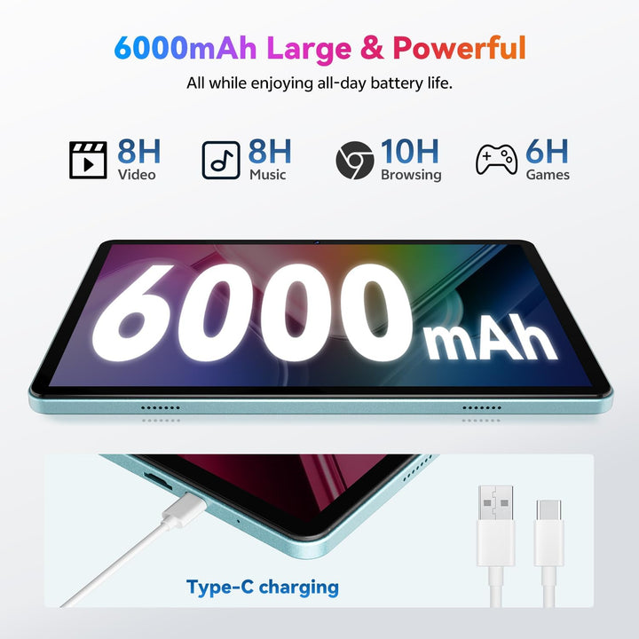 Tableta Android, tableta Android 15 de 10.1 pulgadas, octa-core, 12...