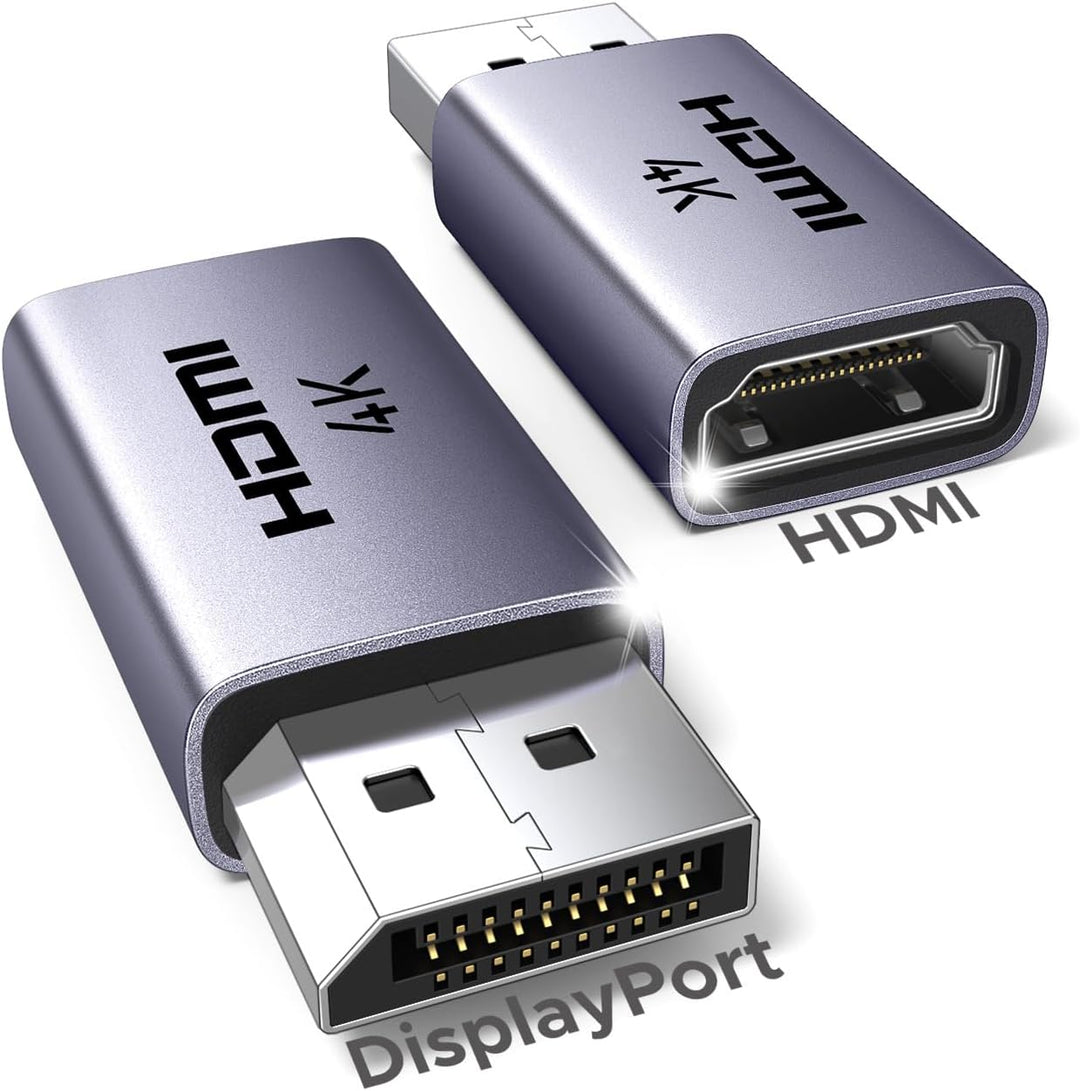 UGREEN Paquete de 2 adaptadores 4K DisplayPort a HDMI