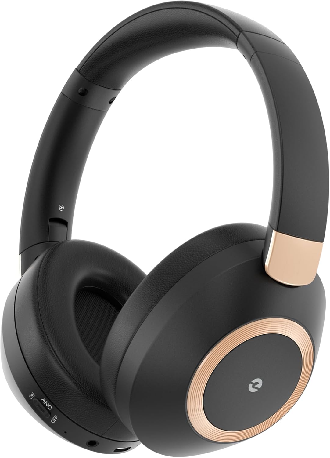 Auriculares con cancelación activa de ruido, 100 horas de reproducción, auriculares inalámbricos Bluetooth, auriculares Bluetooth con micrófono, auriculares inalámbricos sobre la oreja con